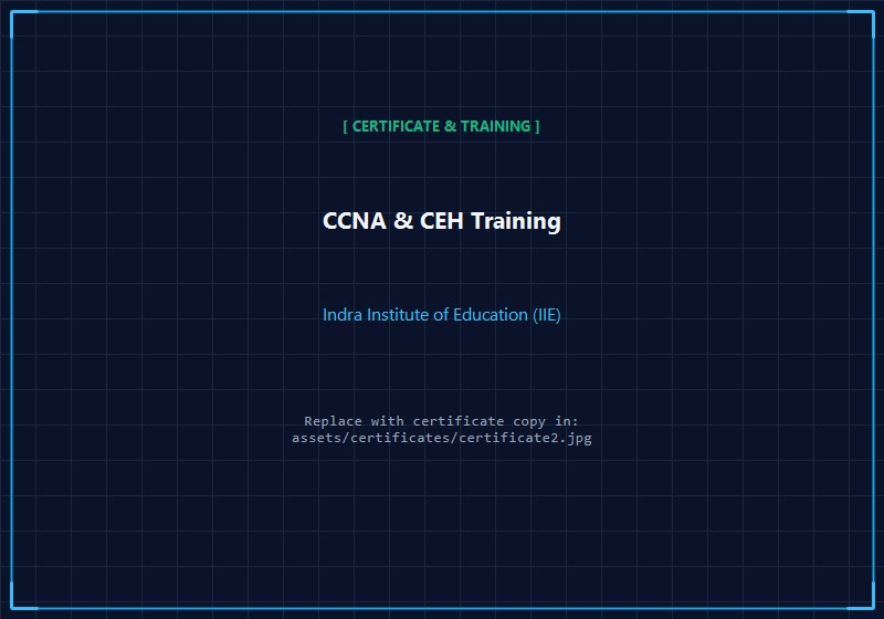 Cisco Certified Network Associate CCNA Training - Indra Institute of Education